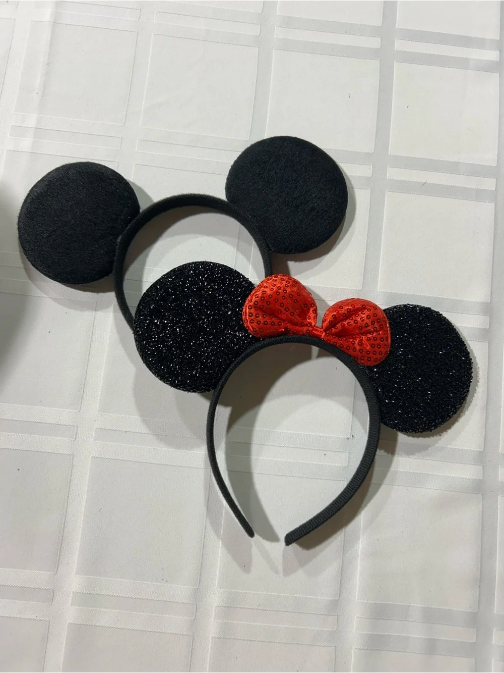 His and Hers - Mickey & Minnie Ear Headbands